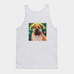 Cute Mastiff Drawing Tank Top